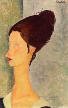 Jeanne Hebuterne 1918 1 Amedeo Modigliani Pinturas al óleo
